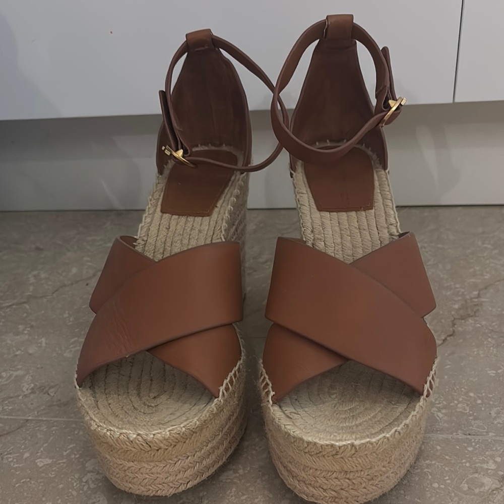 Tory Burch Platform Wedge Sandals